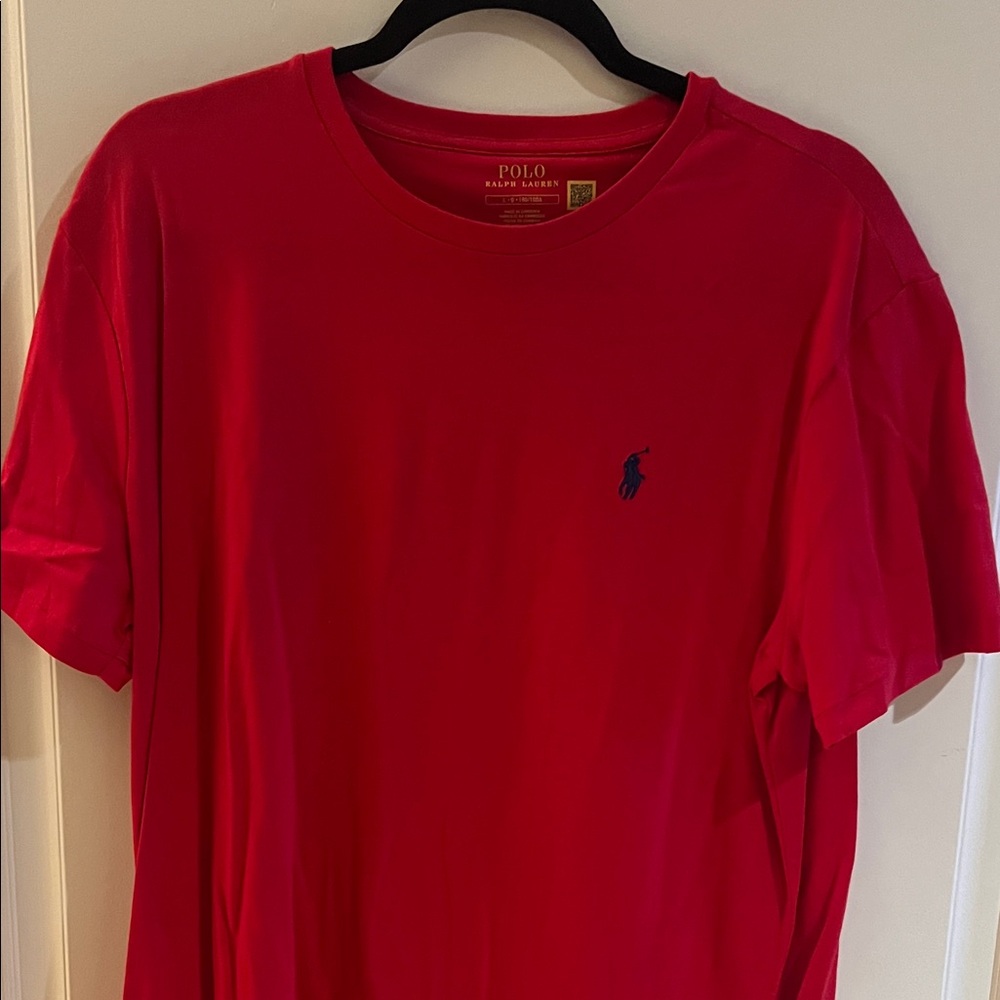 Polo by Ralph Lauren Men's Bright Red Tee